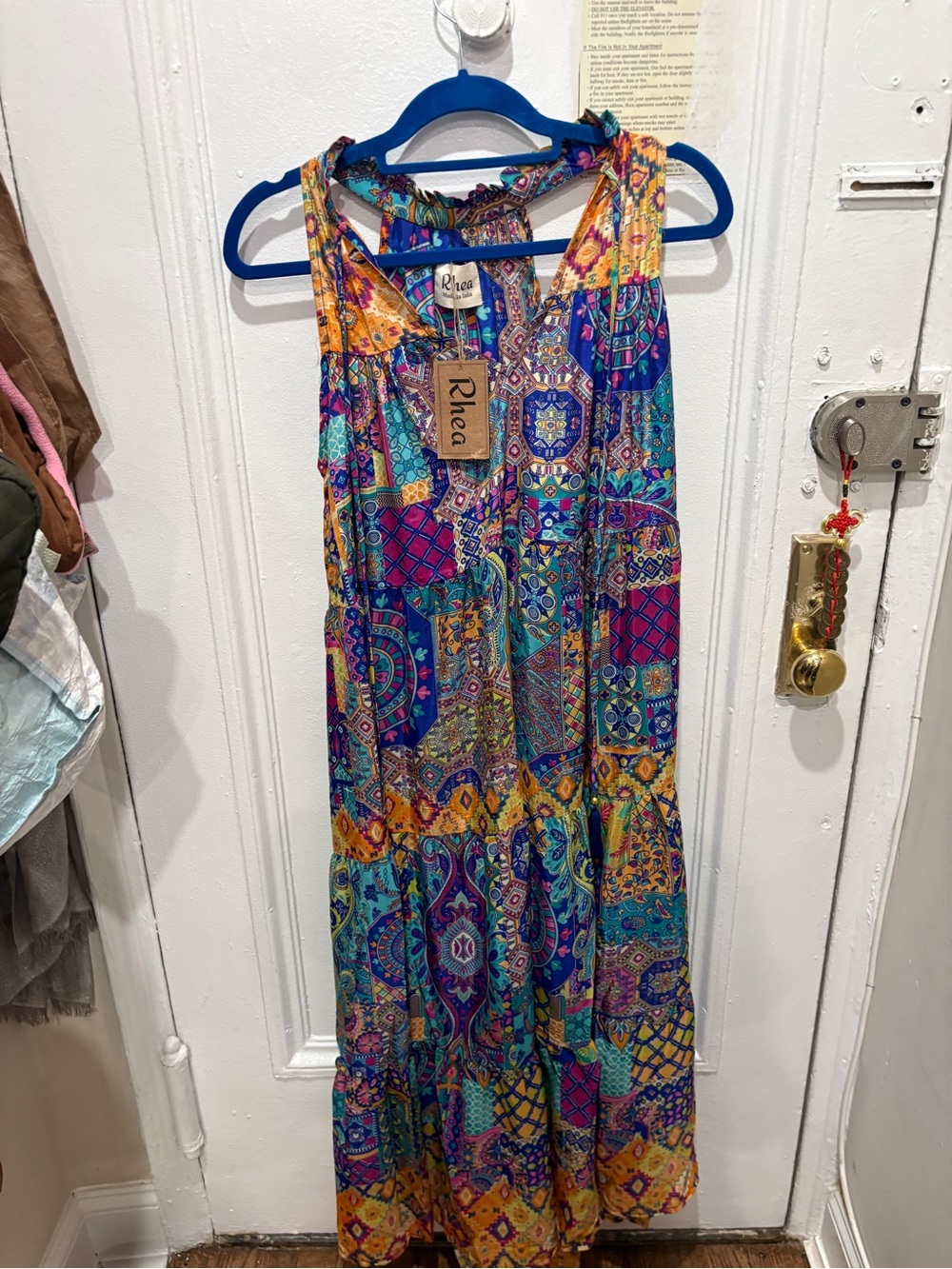 Boho Rhea colorful long dress